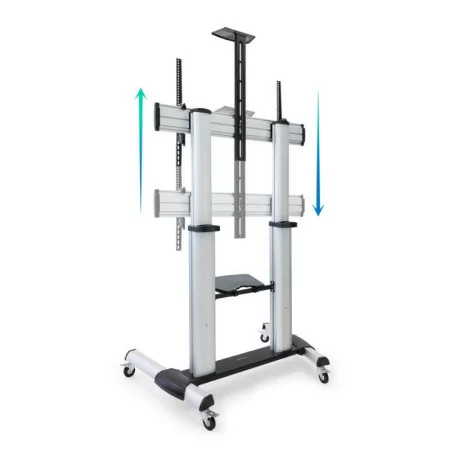 TooQ Floor Stand - W/ Wheels - 60" / 100" - Aluminum - FS20300M-B