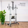 Suporte de Chão TooQ - C/ Rodas - 60" / 100" - Alumínio - FS20300M-B|TooQ|8433281012226