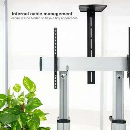 TooQ Floor Stand - W/ Wheels - 60" / 100" - Aluminum - FS20300M-B