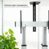 TooQ Floor Stand - W/ Wheels - 60" / 100" - Aluminum - FS20300M-B