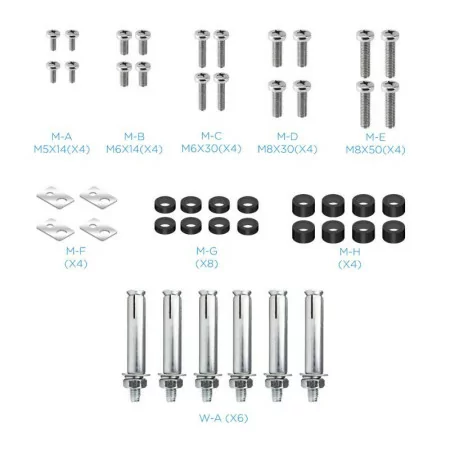 TooQ "The Tower" Floor Stand - 37" / 70" - Aluminum - FS2270M-B