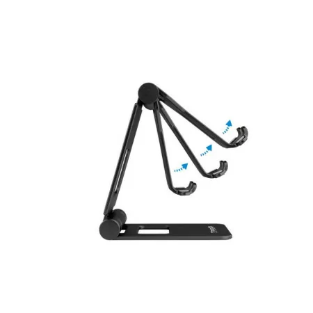 TooQ Adjustable Desk Stand - For Cell Phone / Tablet - 10" - Black - PH-KEOPS-NOCHE