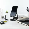 TooQ Adjustable Desk Stand - For Cell Phone / Tablet - 10" - Black - PH-KEOPS-NOCHE