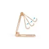 TooQ Adjustable Table Stand - For Cell Phone / Tablet - 10" - Gold - PH-KEOPS-ALBA
