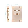 TooQ Adjustable Table Stand - For Cell Phone / Tablet - 10" - Gold - PH-KEOPS-ALBA