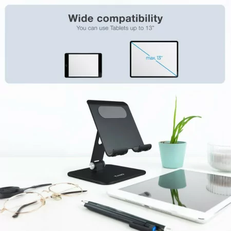 TooQ Adjustable Desk Stand - 13" - Black - PH-HERMES-NOCHE