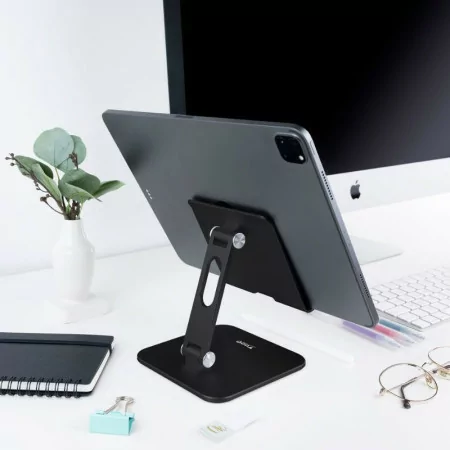 TooQ Adjustable Desk Stand - 13" - Black - PH-HERMES-NOCHE
