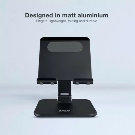 TooQ Adjustable Desk Stand - 13" - Black - PH-HERMES-NOCHE