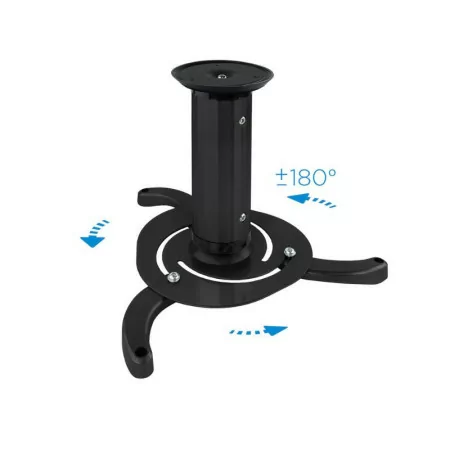 TooQ Ceiling Bracket - For Projectors - Black - PJ1010TN-B