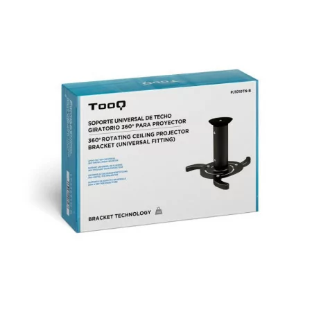 Suporte de Teto TooQ - P/ Projetores - Preto - PJ1010TN-B|TooQ|8433281001831