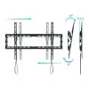 TooQ Wall Mount - For Screens - 37" / 80" - LP1081T-B