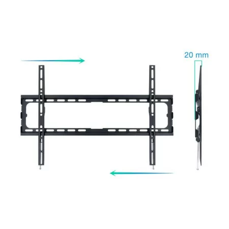Suporte de Parede TooQ - P/ Ecrãs - 37" / 80" - Preto - LP1080F-B|TooQ|8433281011960