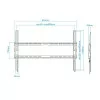 Suporte de Parede TooQ - P/ Ecrãs - 37" / 80" - Preto - LP1080F-B|TooQ|8433281011960
