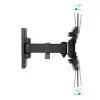TooQ Wall Mount - For Screens - 13" / 42" - Black - LP2042TNL-B