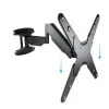 TooQ Wall Mount - For Screens - 23" / 55" - Black - LP2355TN-B