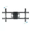 TooQ Wall Mount - For Screen - 43" / 90" - Black - LP3790TN-B