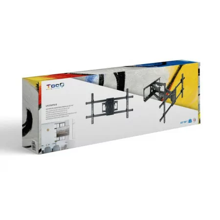 TooQ Wall Mount - For Screen - 43" / 90" - Black - LP3790TN-B