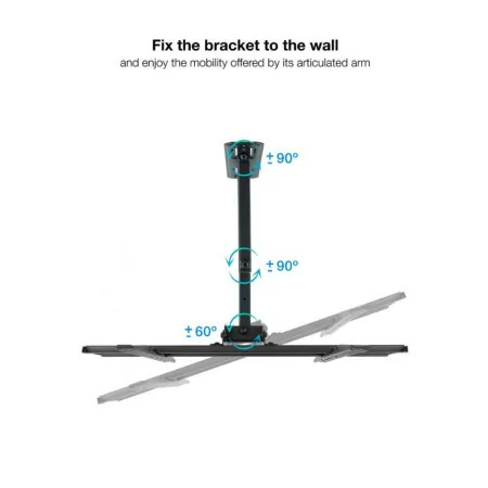 TooQ Wall Mount - For Screens - 32" / 55" - Black - LP7843TN-B