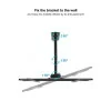 Suporte de Parede TooQ - P/ Ecrãs - 32" / 55" - Preto - LP7843TN-B|TooQ|8433281013124