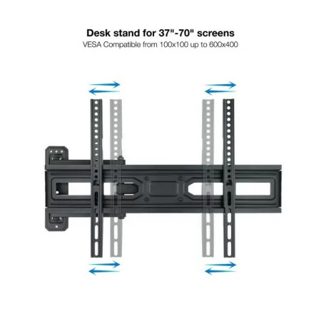 TooQ Wall Mount - For Screens - 37" / 70" - Black - LP7863TN-B