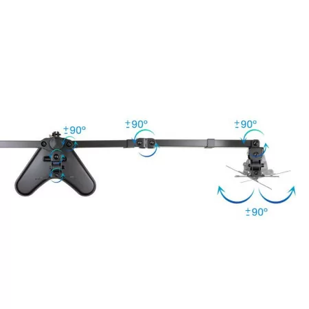 TooQ Table Stand - For Screens - 17" / 27" - Black - DB1704TN-B