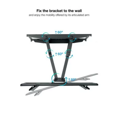 TooQ Wall Mount - For Screens - 32" / 70" - Black - LP7846TN-B
