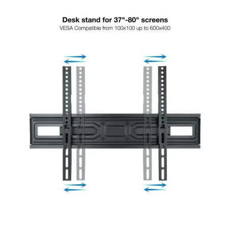 Suporte de Parede TooQ - P/ Ecrãs - 37" / 80" - Preto - LP7866TN-B|TooQ|8433281013155