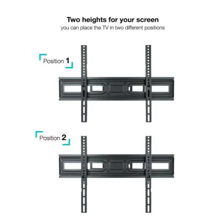 TooQ Wall Mount - For Screens - 37" / 80" - Black - LP7866TN-B