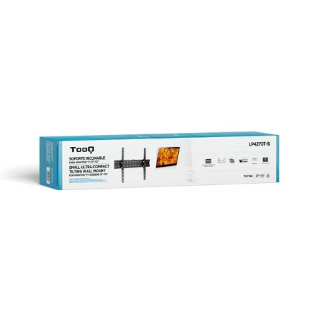 TooQ Wall Mount - For Screens - 37" / 70" - Black - LP4270T-B