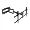 TooQ Wall Mount - For Screens - 43" / 80" - Black - LP4380XL-B