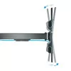 TooQ Wall Mount - For Screens - 43" / 80" - Black - LP4380XL-B