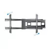 TooQ Wall Mount - For Screens - 43" / 80" - Black - LP4380XL-B