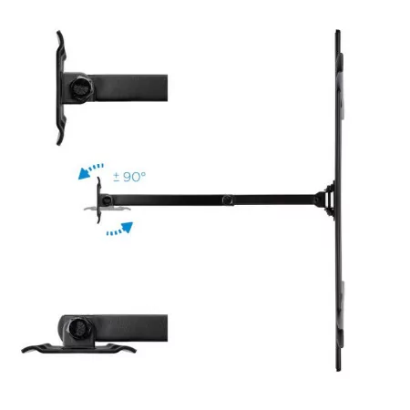 TooQ Wall Mount - For Screens - 37" / 70" - Black - LP6070TN-B