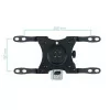 Suporte de Parede TooQ - P/ Ecrãs - 13" / 42" - Preto - LP3142TN-S|TooQ|8433281009561