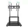 Suporte de Chão TooQ - C/ Rodas - P/ Ecrãs - 37" / 50" - Preto - FS20101M-B|TooQ|8433281013780