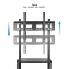 Suporte de Chão TooQ - C/ Rodas - P/ Ecrãs - 37" / 50" - Preto - FS20101M-B|TooQ|8433281013780