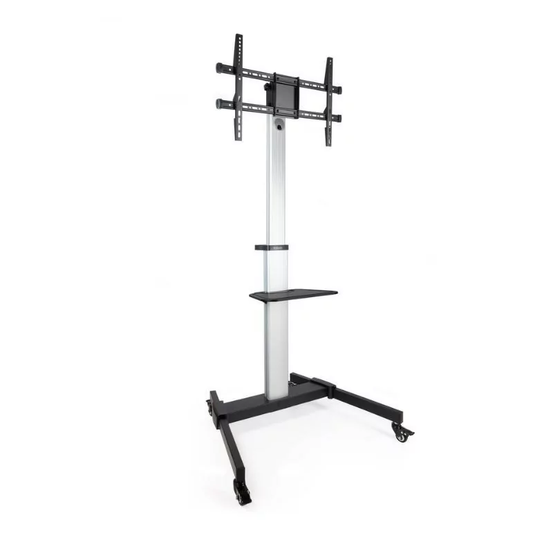 TooQ Floor Stand - W/ Wheels - For Screens - 37" / 86" - Aluminum - FS1886M-B