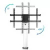 TooQ Floor Stand - W/ Wheels - For Screens - 37" / 86" - Aluminum - FS1886M-B