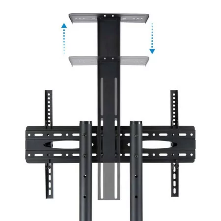 TooQ Floor Stand - W/ Wheels - For Screens - 37" / 70" - Black - FS1470M-B