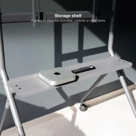 TooQ Floor Stand - With Wheels - For Screens - 50" / 86" - Gray - FS20205M-B