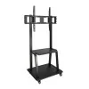 TooQ Floor Stand - W/ Wheels - For Screens - 37" / 100" - Black - FS20100M-B