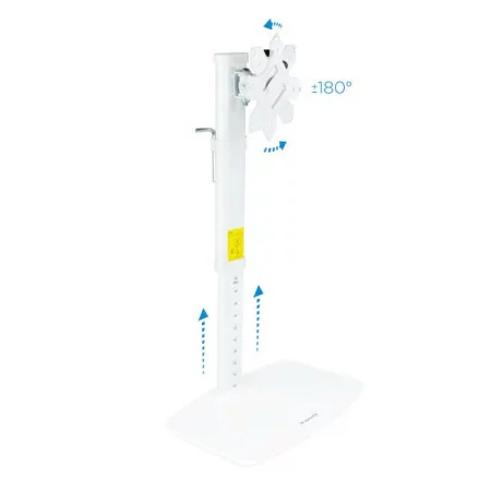 TooQ Table Stand - For Screens - 17" - 27" - White - DB1127TN-W