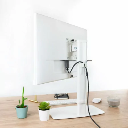 TooQ Table Stand - For Screens - 17" - 27" - White - DB1127TN-W