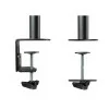 Suporte de Mesa TooQ - P/ Ecrã + Portátil - 13" / 32" - Preto - DB1200TN-B|TooQ|8433281010338