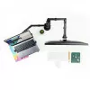 Suporte de Mesa TooQ - P/ Ecrã + Portátil - 13" / 32" - Preto - DB1200TN-B|TooQ|8433281010338