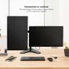 TooQ Table Stand - For 2 Screens - 17" / 32" - Black - DB1702TN-B