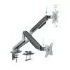 TooQ Table Stand - For 2 Screens - 17" / 32" - DB4132TNR-G