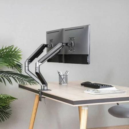 TooQ Table Stand - For 2 Screens - 17" / 32" - DB4132TNR-G