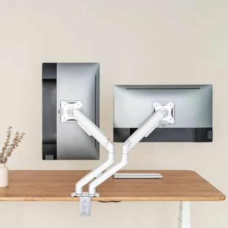 Suporte de Mesa TooQ - P/ 2 Ecrãs - 17" / 32" - DB4132TNR-W|TooQ|8433281011816