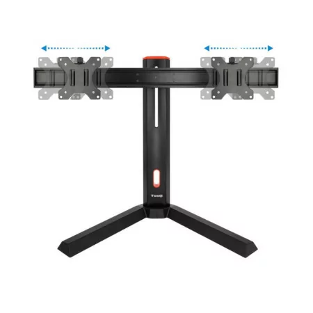 TooQ Table Stand - For 2 Screens - 17" / 27" - DB1402TN-B